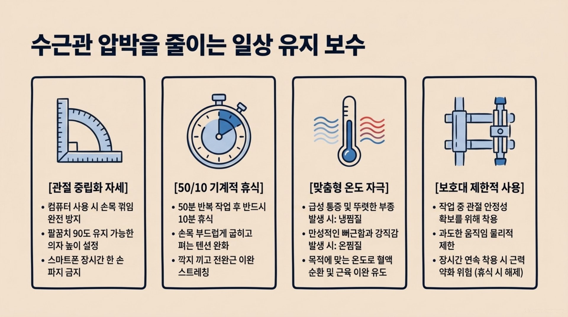 서대문구 한의원 수근관 압박을 줄이는 일상 유지 보수 안내 이미지