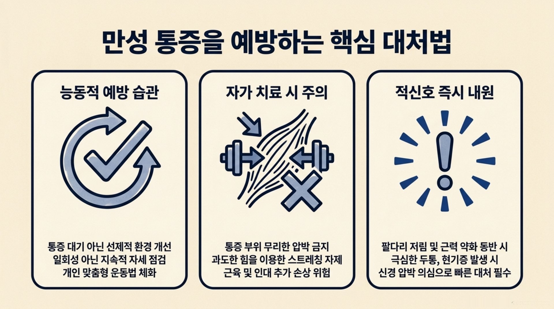 서대문구 한의원 만성 통증을 예방하는 핵심 대처법 안내 이미지