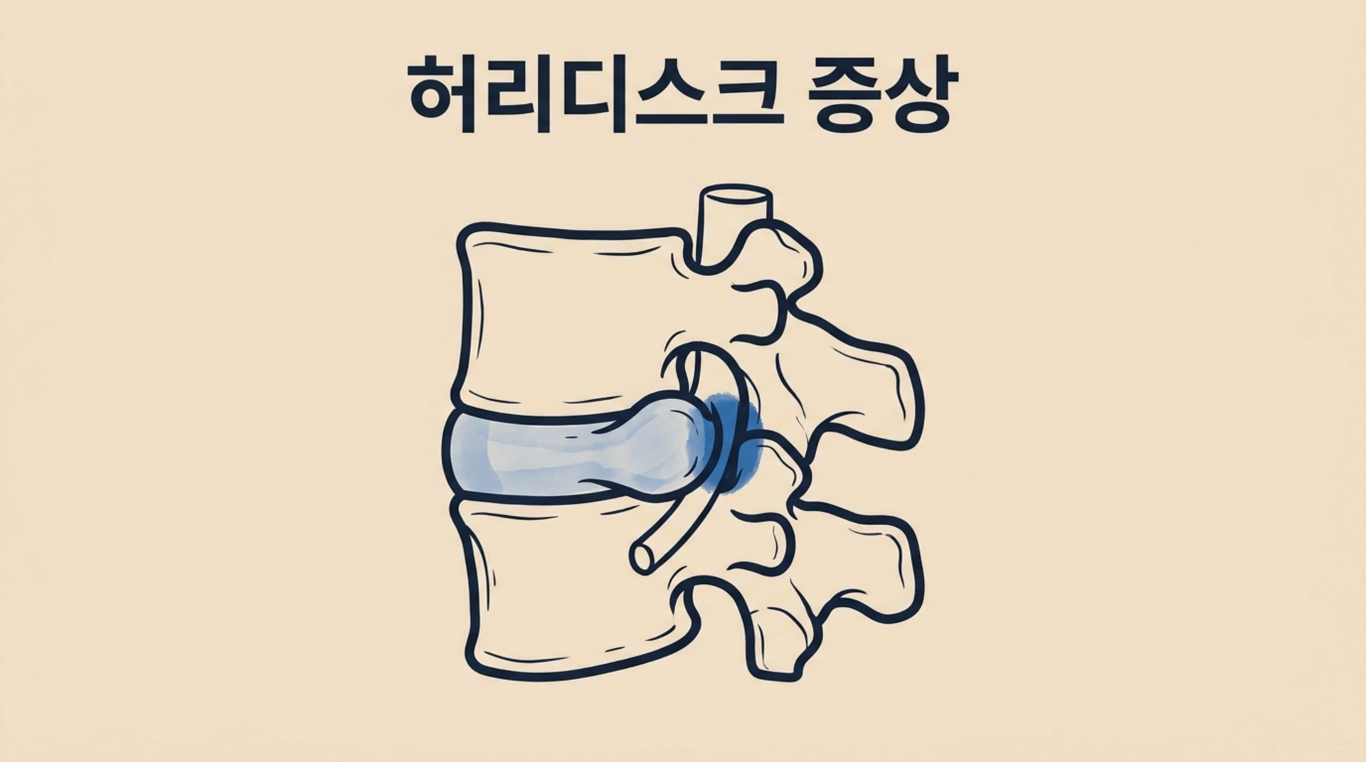 남가좌동 한의원 허리디스크 증상 안내 이미지