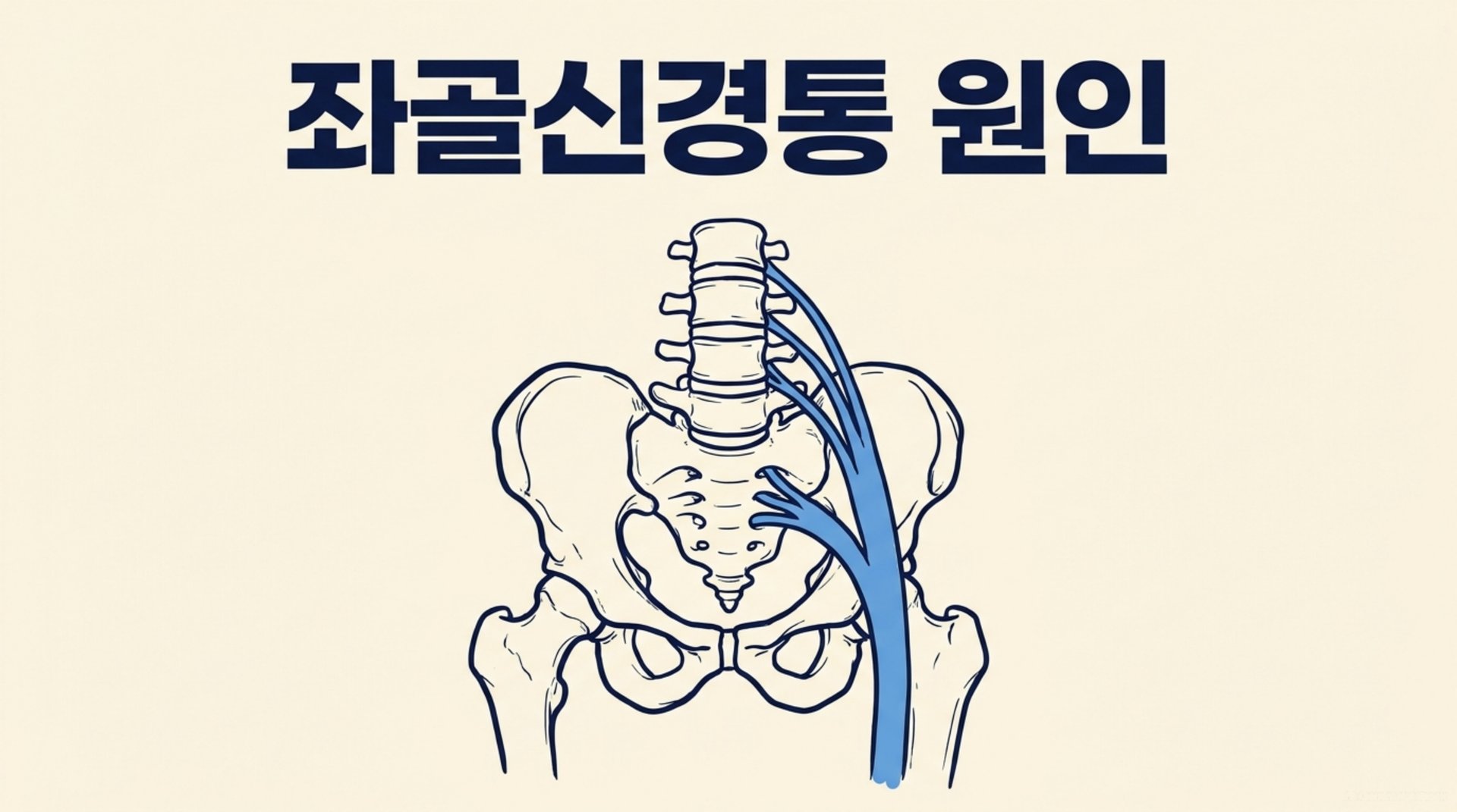 남가좌동 한의원 좌골신경통 원인 안내 이미지