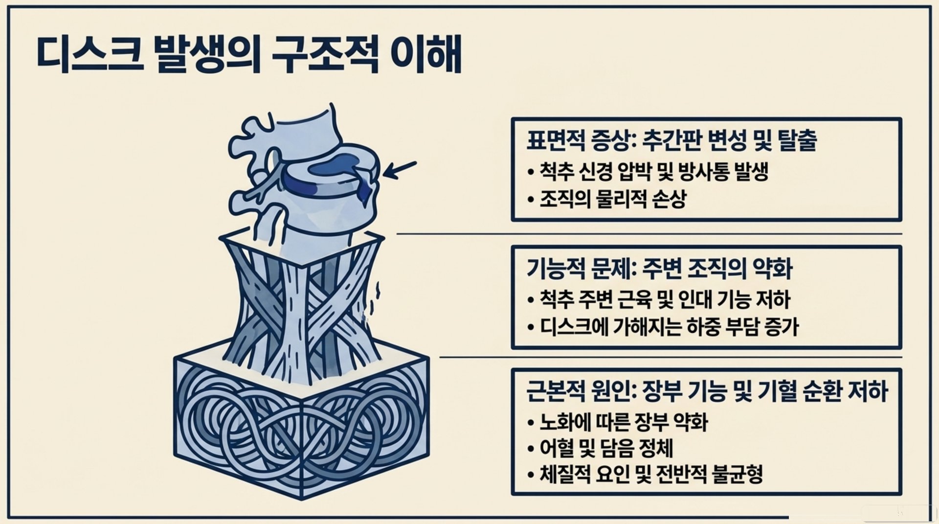 서대문구 한의원 디스크 발생의 구조적 이해 안내 이미지