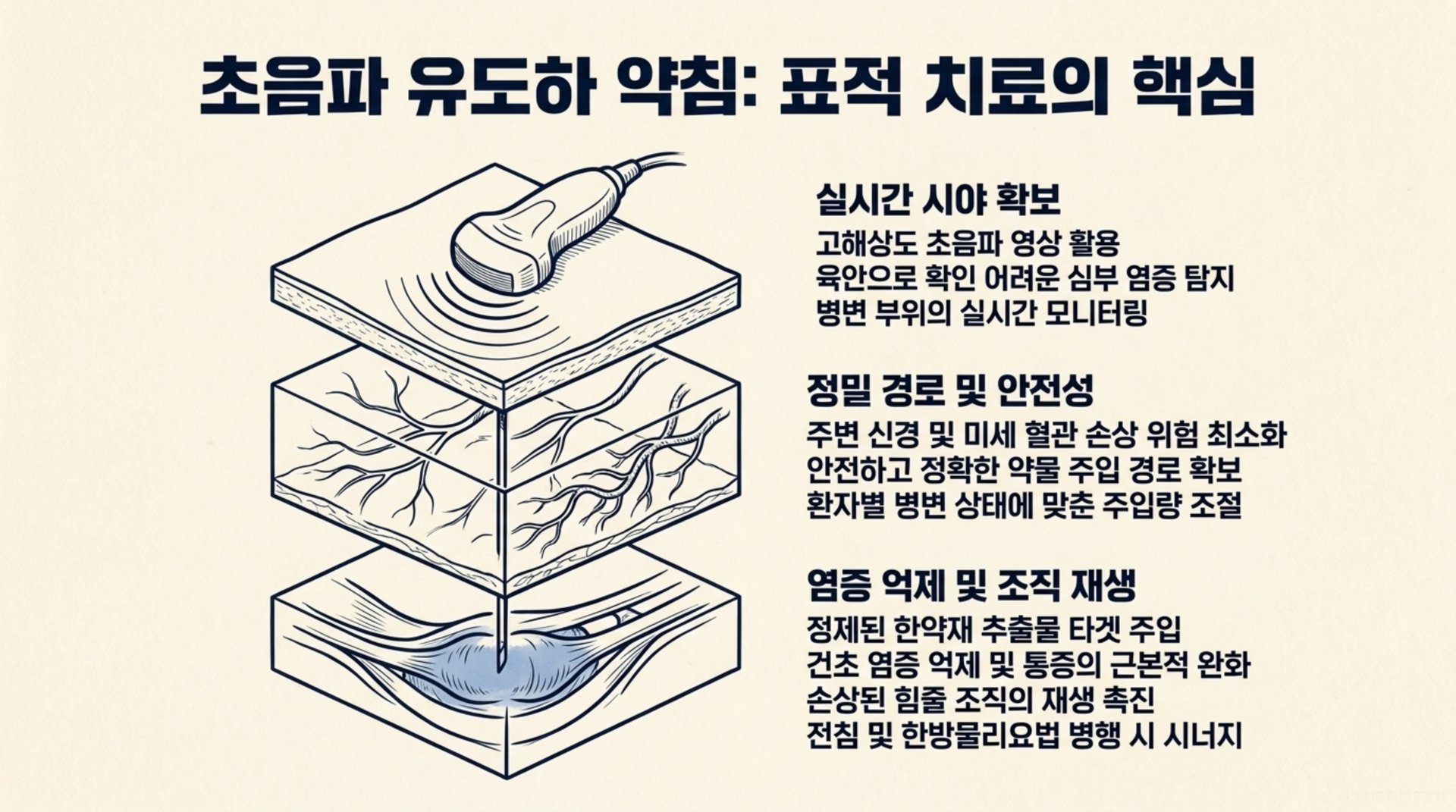 서대문구 한의원 초음파 유도하 약침: 표적 치료의 핵심 안내 이미지