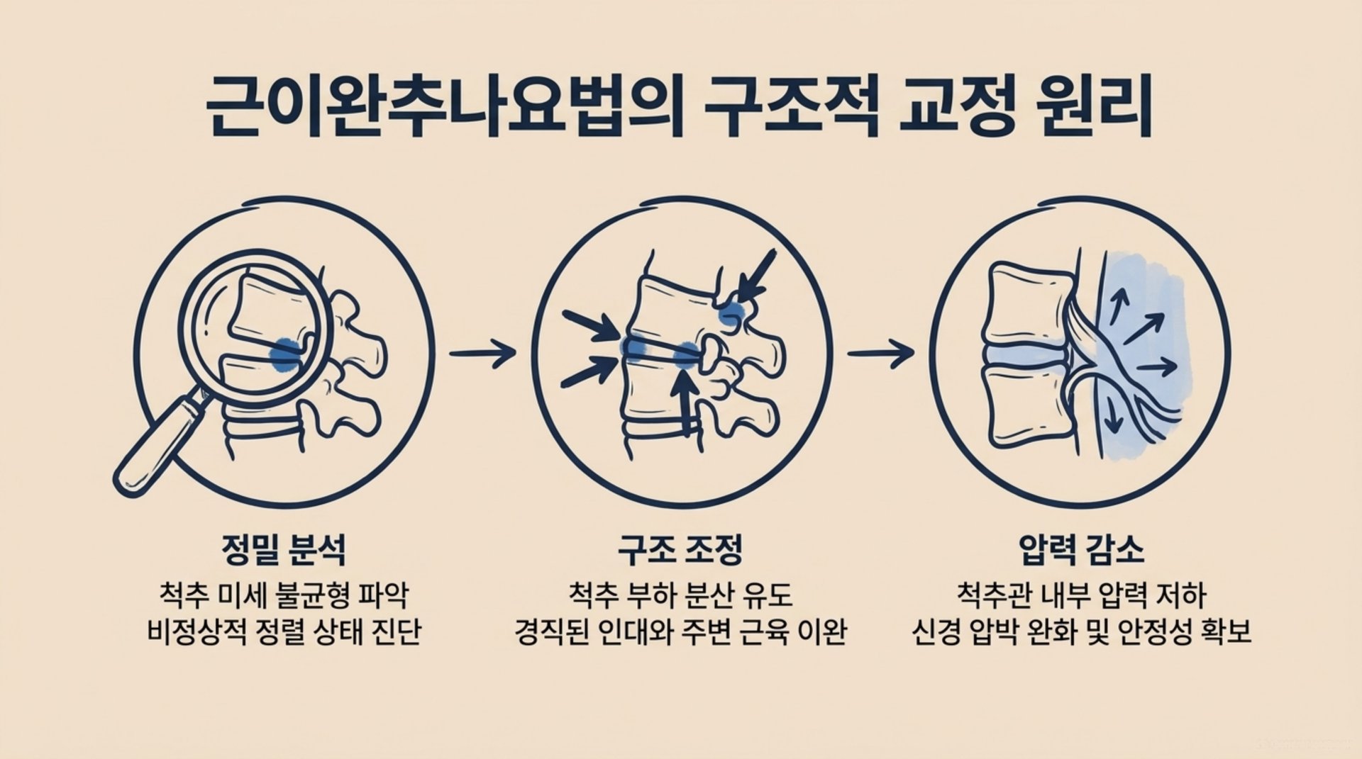남가좌동 한의원 근이완추나요법의 구조적 교정 원리 안내 이미지