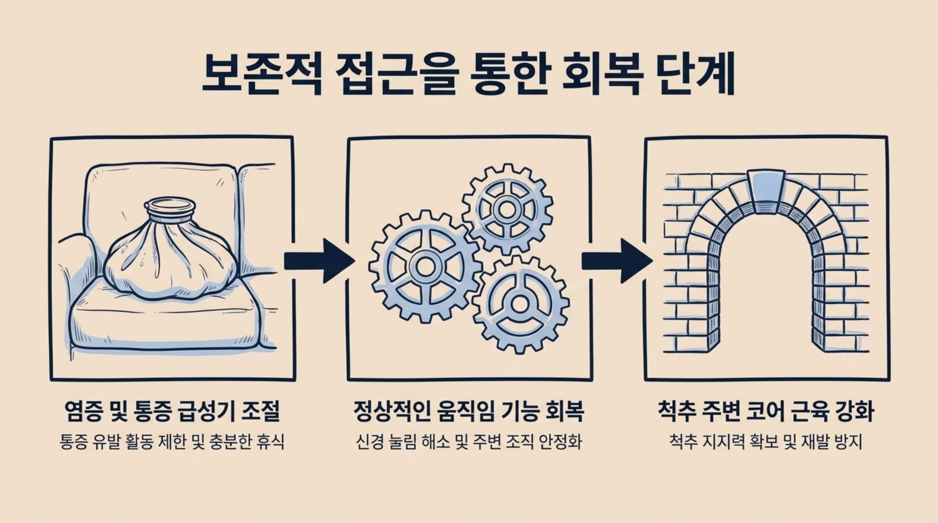 남가좌동 한의원 보존적 접근을 통한 회복 단계 안내 이미지