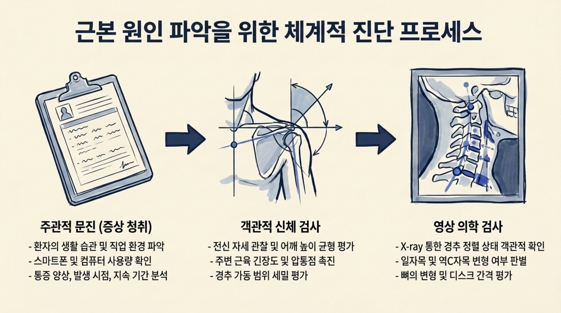 남가좌동 한의원 근본 원인 파악을 위한 체계적 진단 프로세스 안내 이미지