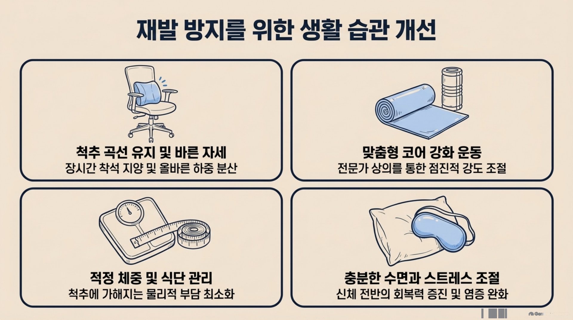 북가좌동 한의원 재발 방지를 위한 생활 습관 개선 안내 이미지