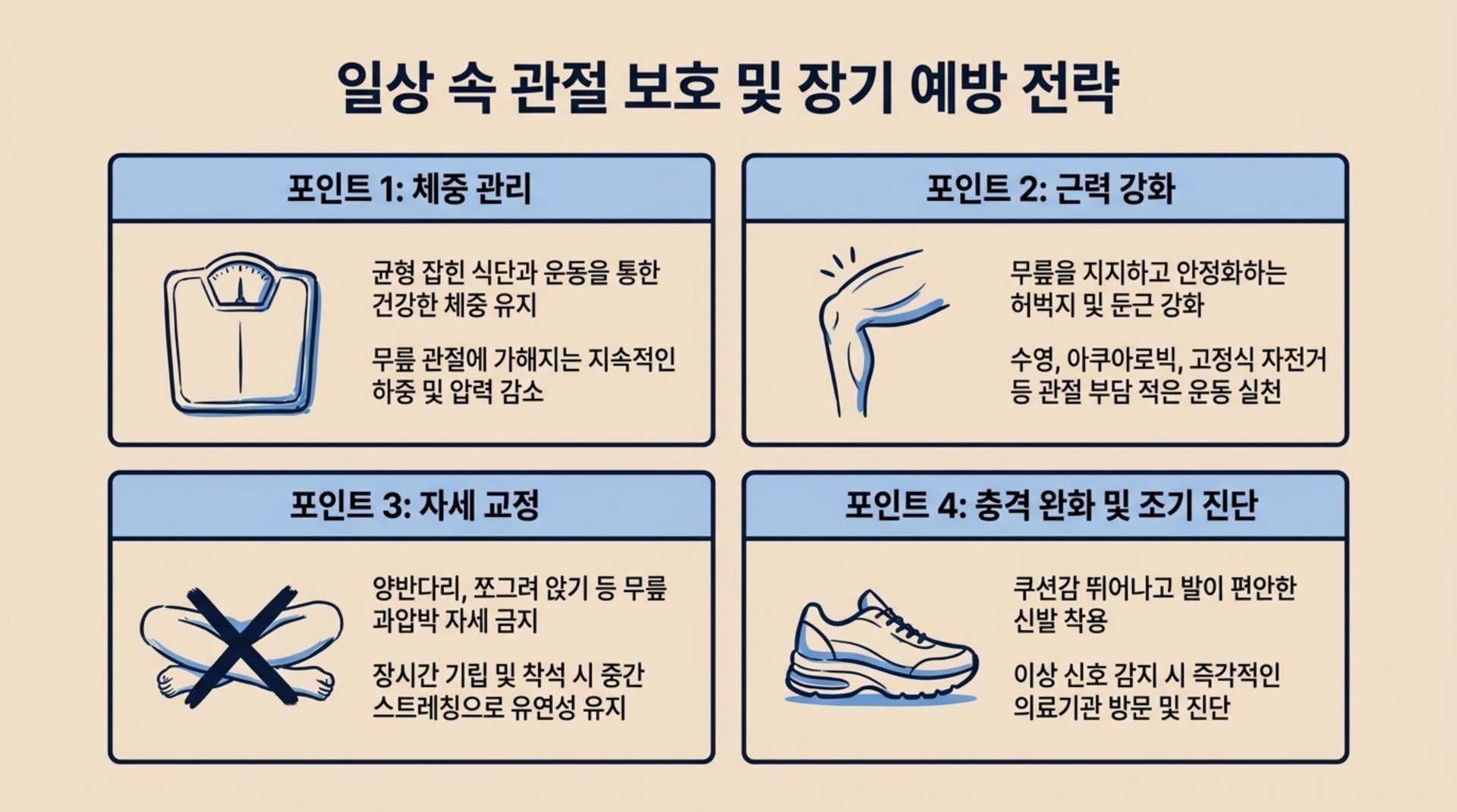 서대문구 한의원 일상 속 관절 보호 및 장기 예방 전략 안내 이미지