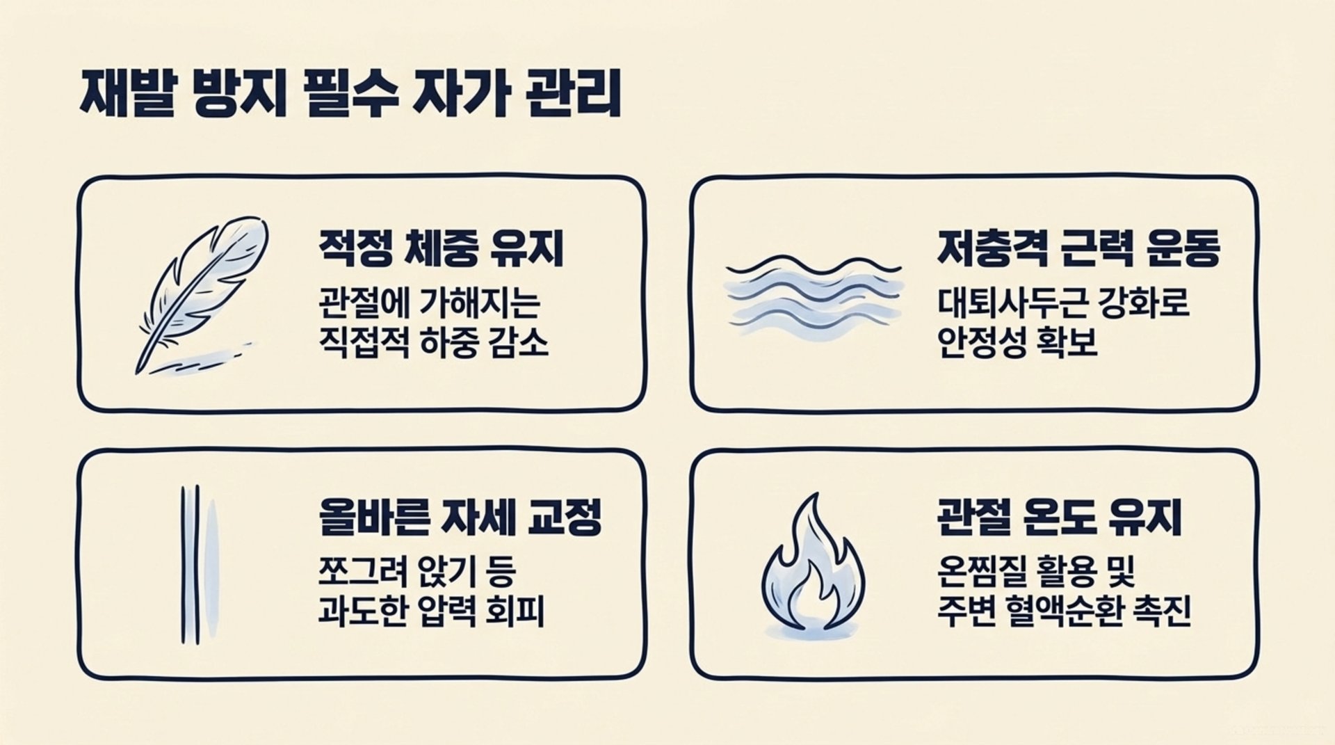서대문구 한의원 재발 방지 필수 자가 관리 안내 이미지
