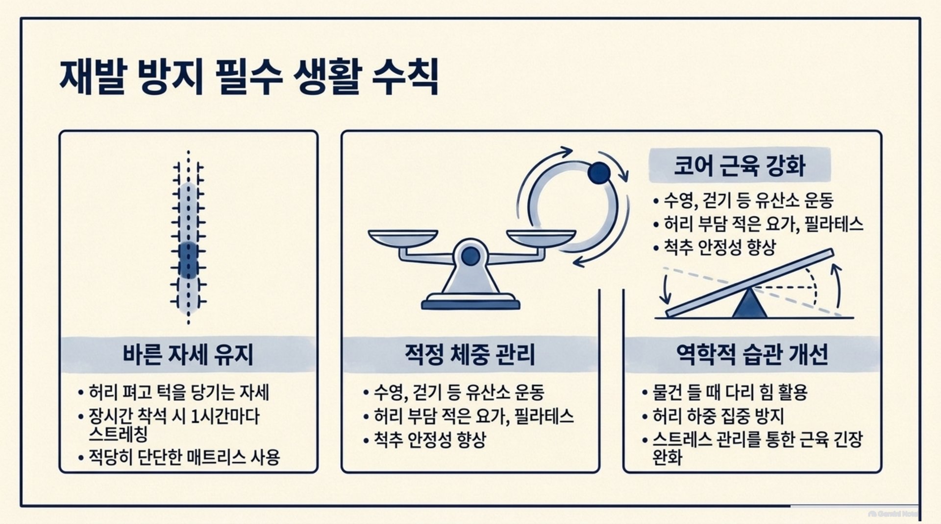 서대문구 한의원 재발 방지 필수 생활 수칙 안내 이미지
