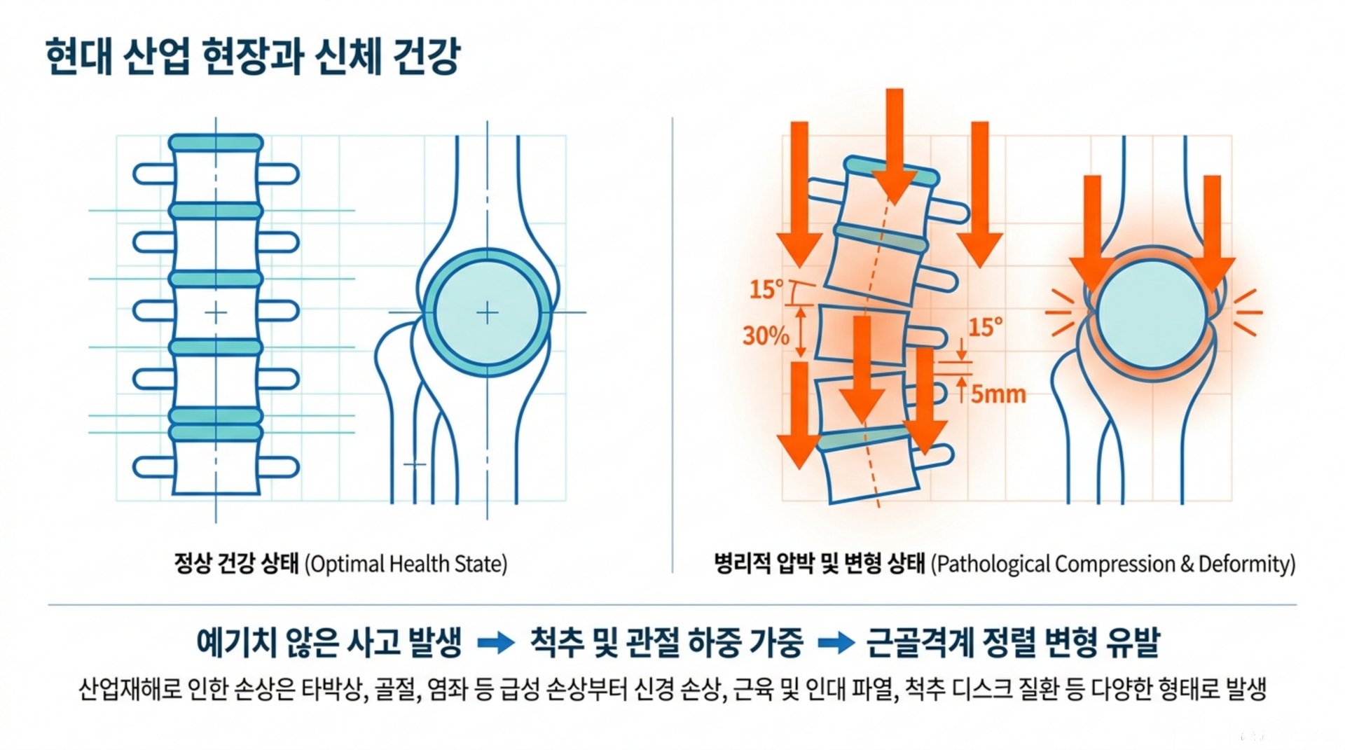 현대 산업 현장과 신체 건강