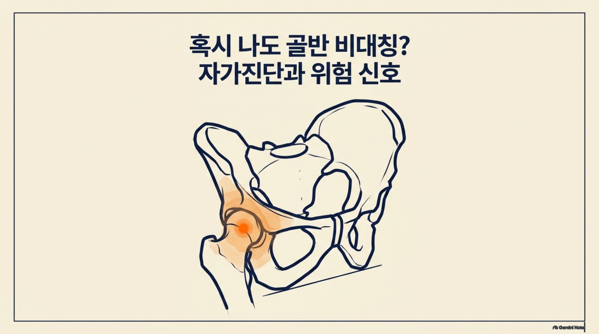 남가좌동 한의원 혹시 나도 골반 비대칭? 자가진단과 위험 신호 안내 이미지