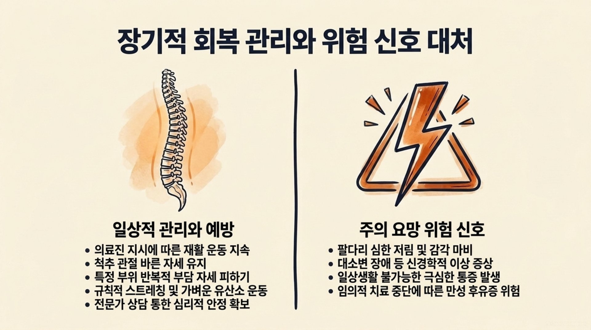북가좌동 한의원 장기적 회복 관리와 위험 신호 대처 안내 이미지