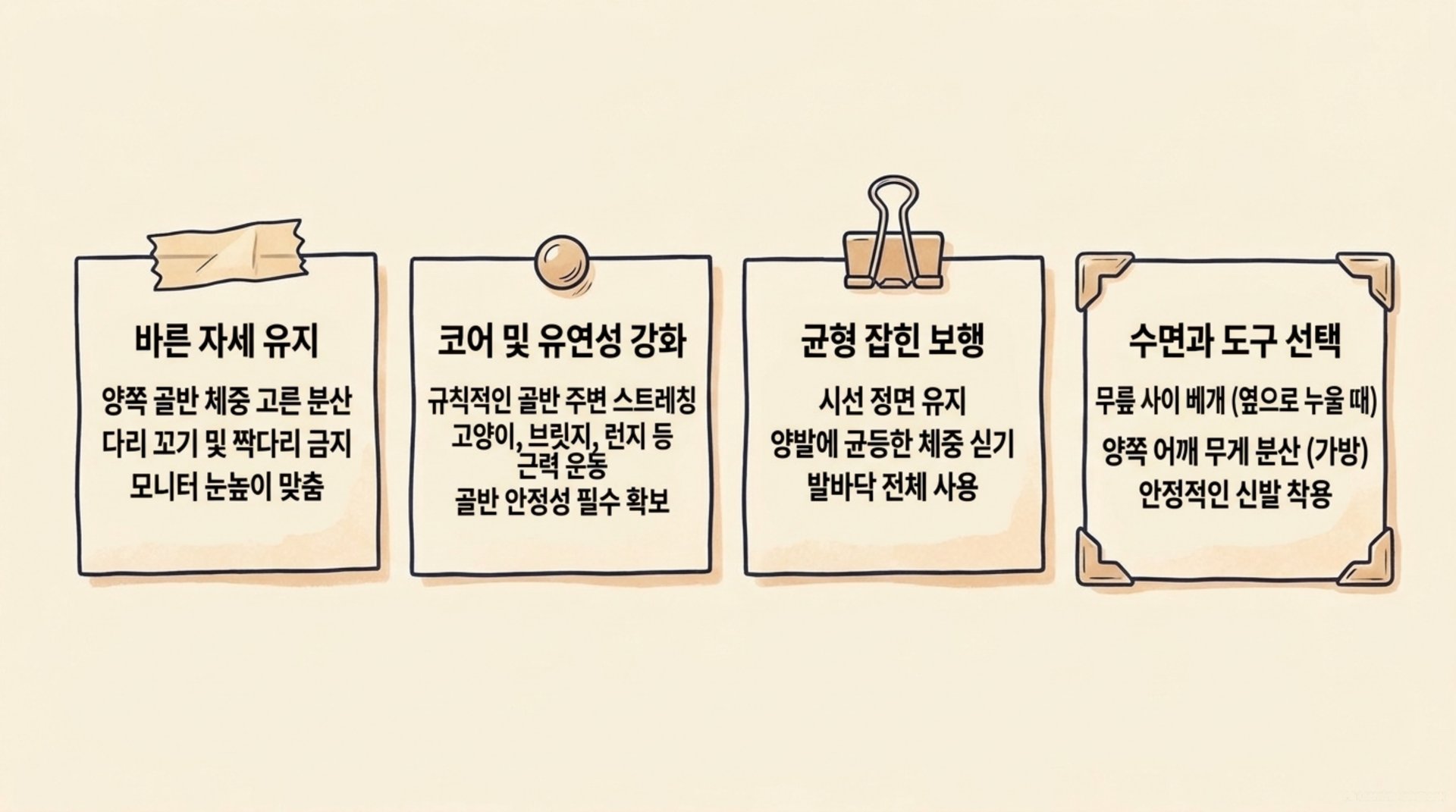 서대문구 한의원 재발을 막는 일상 속 바른 습관 안내 이미지