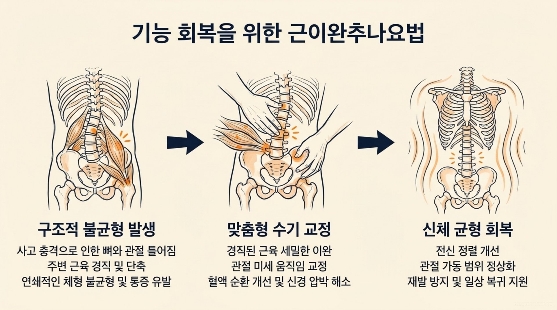 남가좌동 한의원 기능 회복을 위한 근이완추나요법 안내 이미지
