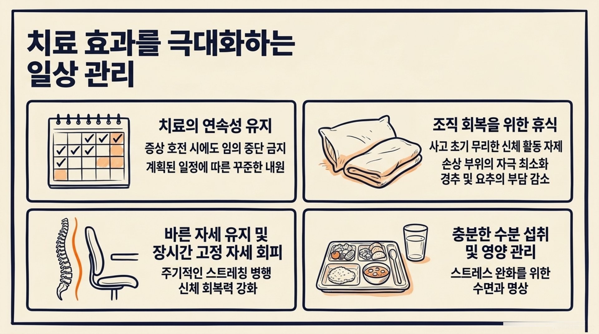 서대문구 한의원 치료 효과를 극대화하는 일상 관리 안내 이미지